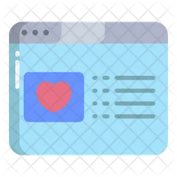 Romantic Website  Icon