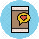 Romanticismo Chat Cellulare Icon