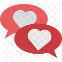 Romantique Discuter Parler Icon