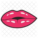 Weibliche Lippen Lippenaufkleber Mund Symbol