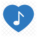 Musik Liebe Favorit Symbol