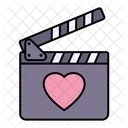 Romantischer Film Liebesfilm Filme Symbol