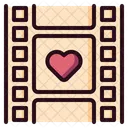 Romantischer Film  Symbol