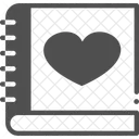 Tagebuch Liebestagebuch Romantisches Buch Symbol