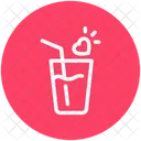 Romantisch Liebe Trinken Symbol