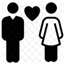 Romantisches Paar  Symbol