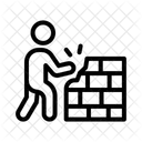 Romper El Muro Destruccion Libertad Icono