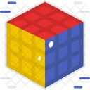 Rompecabezas Rompecabezas Cubo De Rubix Icono