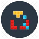 Tetris Juego De Ladrillos Videojuego Icono