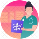 Rontgenbericht Rontgenuntersuchung Krankheit Diagnostizieren Icon