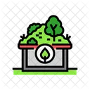 Roof Green Building Icon