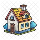 家、建物、住宅 アイコン