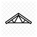 Roof Trusses Wood Icon