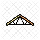 Roof Trusses Wood Icon