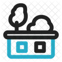 Roof Garden Roof Terrace Icon