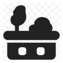 Roof Garden Roof Terrace Icon