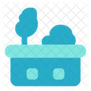 Roof Garden Roof Terrace Icon