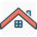 Roof Apartment Architecture Icon