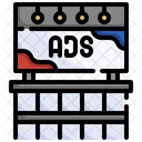 Rooftop Ads Advertisement Icon
