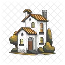 House Roof Man Icon