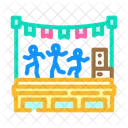 Rooftop Party Summer Icon
