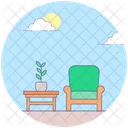 Room Furniture Room Interior Chair Icon