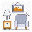 Room Room Facilities Interior Icon