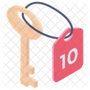 Hotel Key Access Key Key Chain Icon