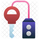 Room Key Keychain Key Icon