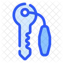 Room Key Hotel Safety Icon