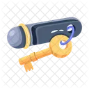 Room Key Keyring Latchkey Icon