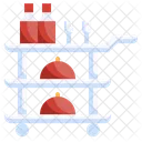 Room Service Food Trolley Food Service Icon