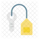 Roomkey Lock Doorkey Icon