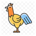 Rooster Cock Cockerel Icon