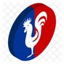 Rooster France Flag Icon