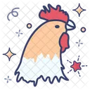 Hen Chicken Domestic Animal Icon