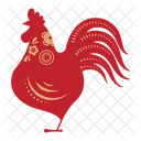 Rooster Zodicc Sign Chinese Zodics Icon