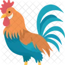Rooster Gallic Mascot Icon