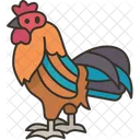 Rooster Chicken Male Icon