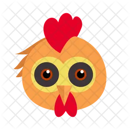 Rooster Chicken Hen Fowl  Icon