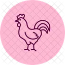 Rooster Crowing Rooster Crowing Icon