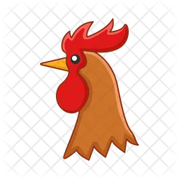 Rooster head  Icon