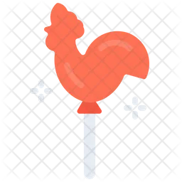 Rooster Lollipop  Icon