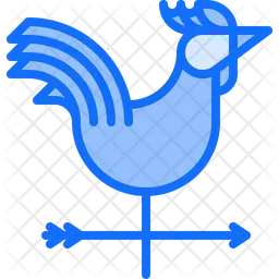 Rooster Weather Vane  Icon