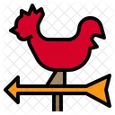 Rooster Wind Vane  Icon