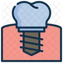 Root Drill Tooth Icon