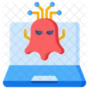 Rootkit Laptop Internet Icon