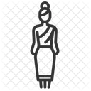 Ropa de mujer  Icono