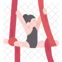 Rope Gymnast Flexibility Icon