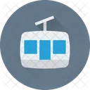 Chairlift Ropeway Aerial Icon